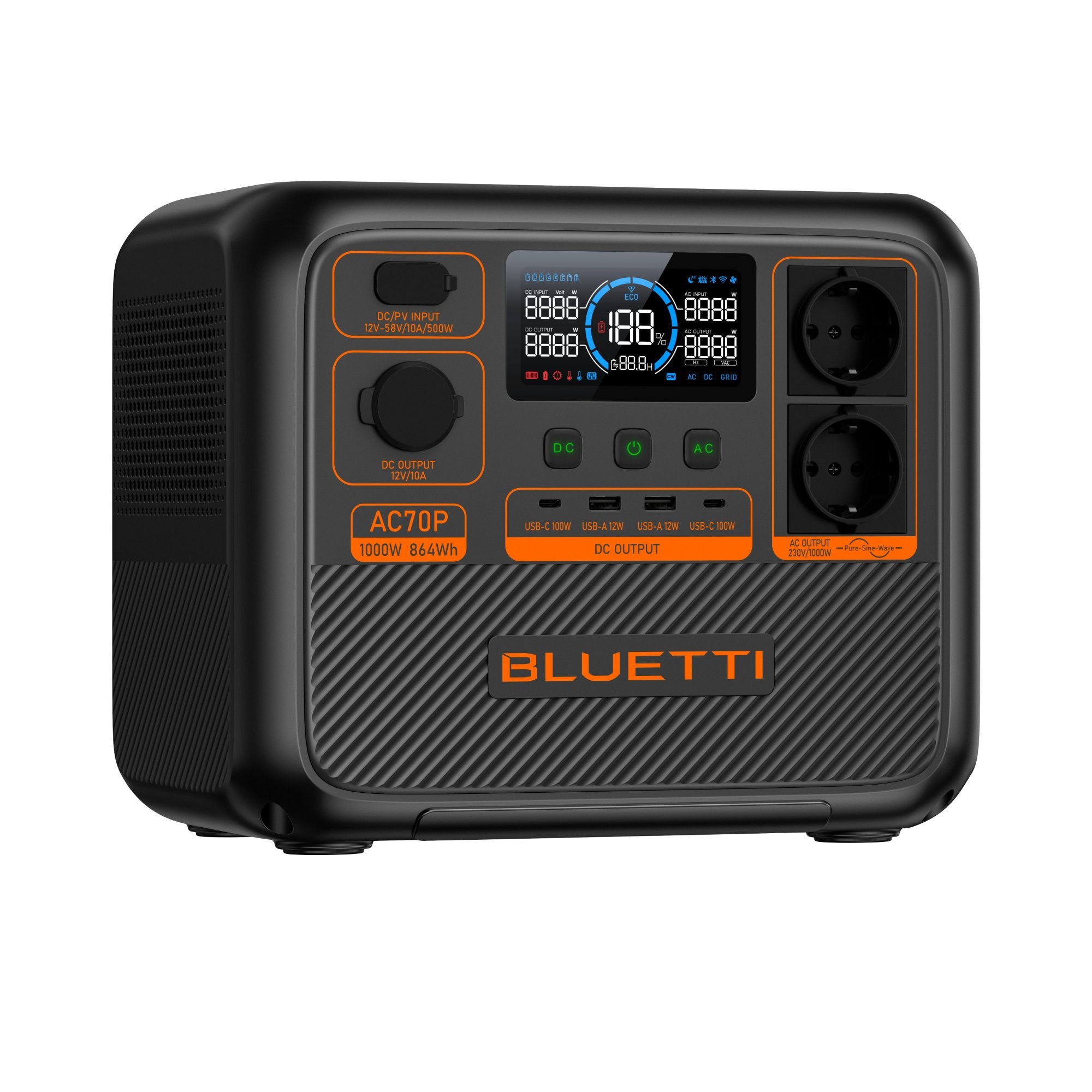 Bluetti Potable power station Premium 80 (AC70P) (10)