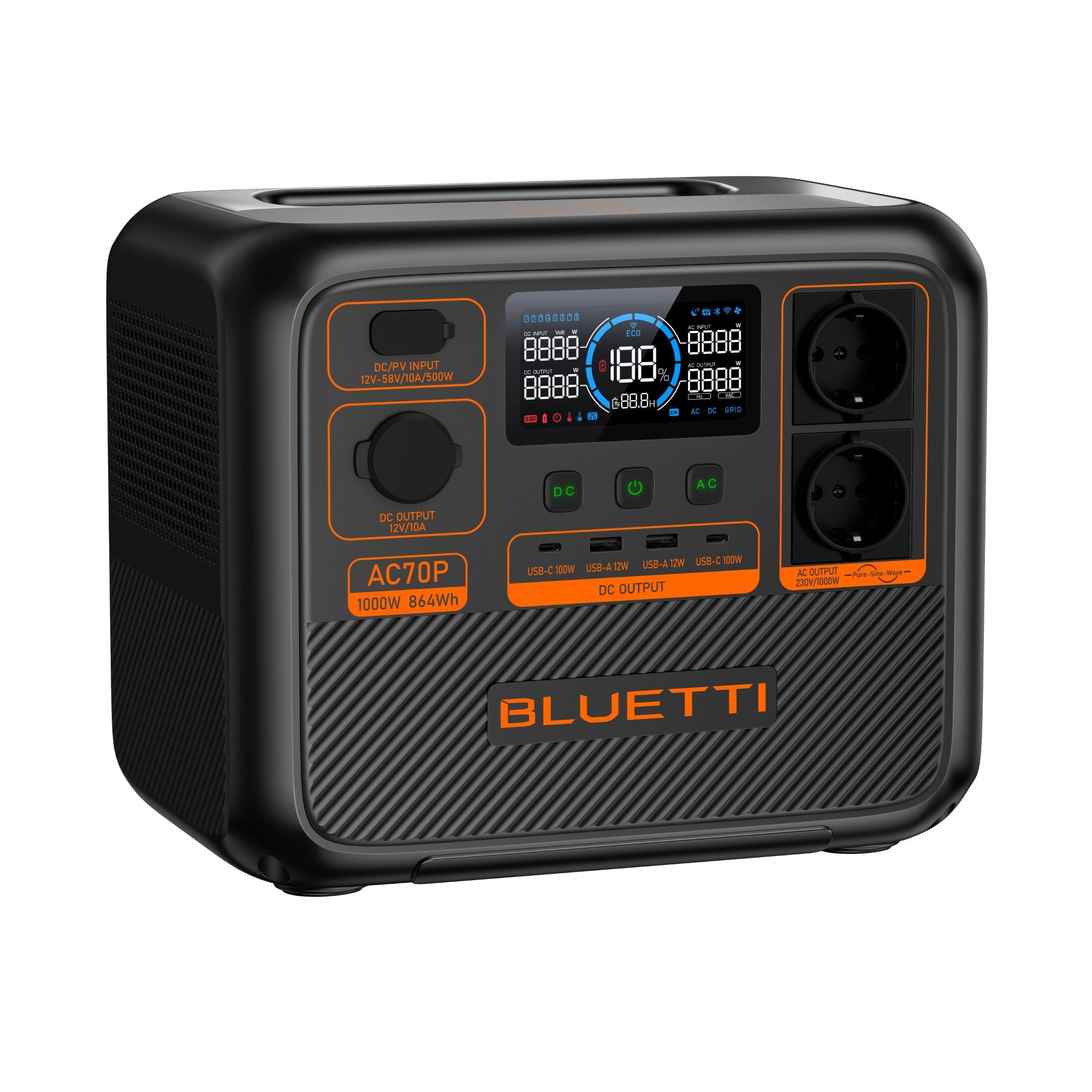 Bluetti Potable power station Premium 80 (AC70P) (3)