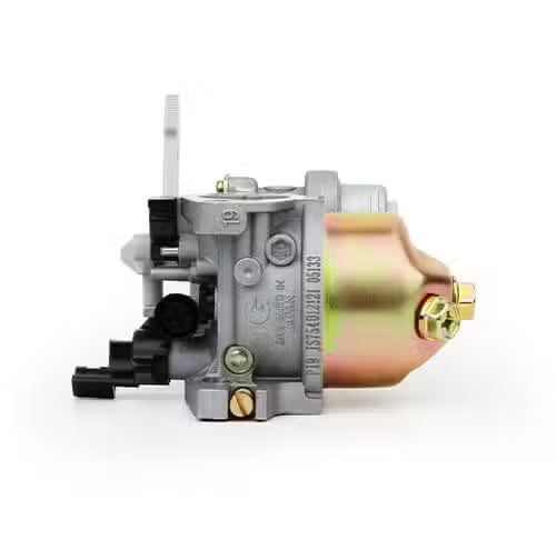 Een afbeelding van een losse carburateur voor een invergi inverter aggregaat