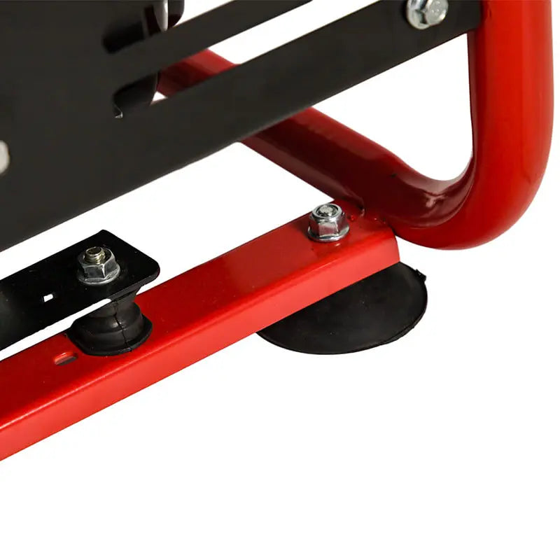 Close-up van het frame en de trillingsdempers van de Invergi BS1500i inverter aggregaat